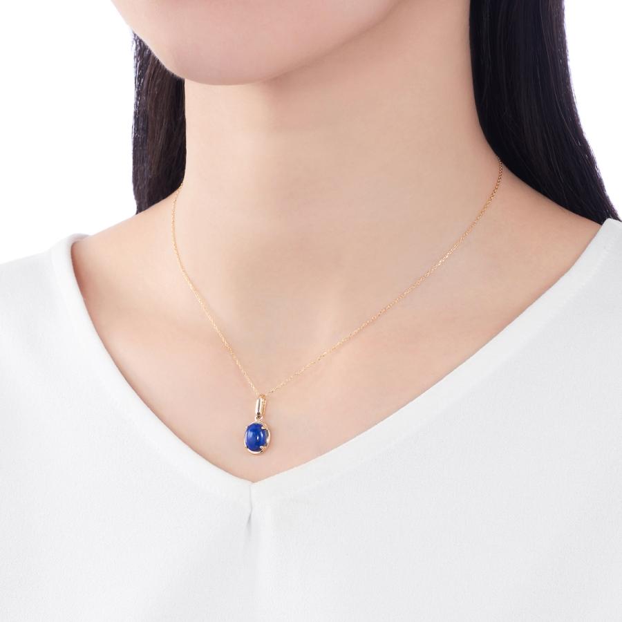 ジュエリーツツミ K10イエローゴールドラピスラズリペンダント