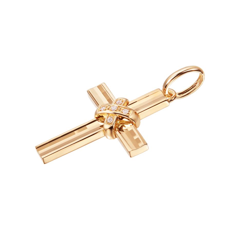 ジュエリーツツミ K18イエローゴールドダイヤモンドペンダント