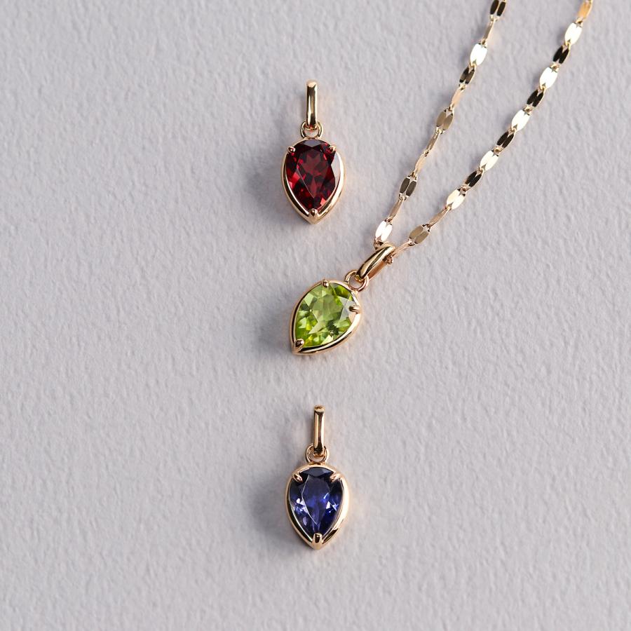 ジュエリーツツミ K18イエローゴールドアルマンダインガーネット