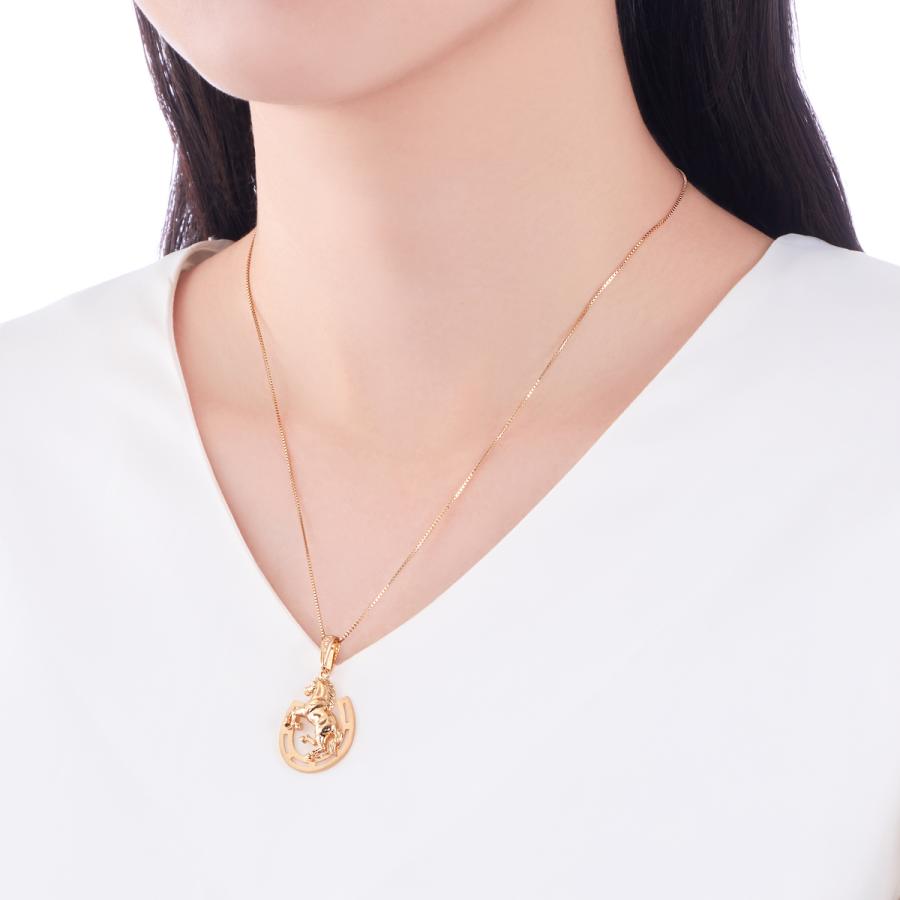 ジュエリーツツミ K18イエローゴールドダイヤモンドペンダント