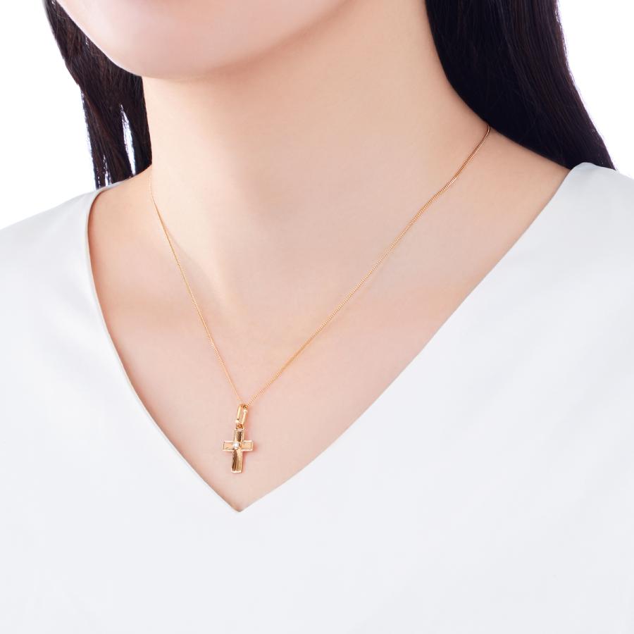 ジュエリーツツミ K18イエローゴールドダイヤモンドペンダント