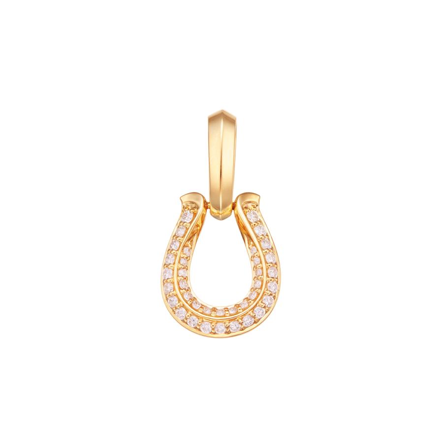 ジュエリーツツミ K18イエローゴールドダイヤモンドペンダント