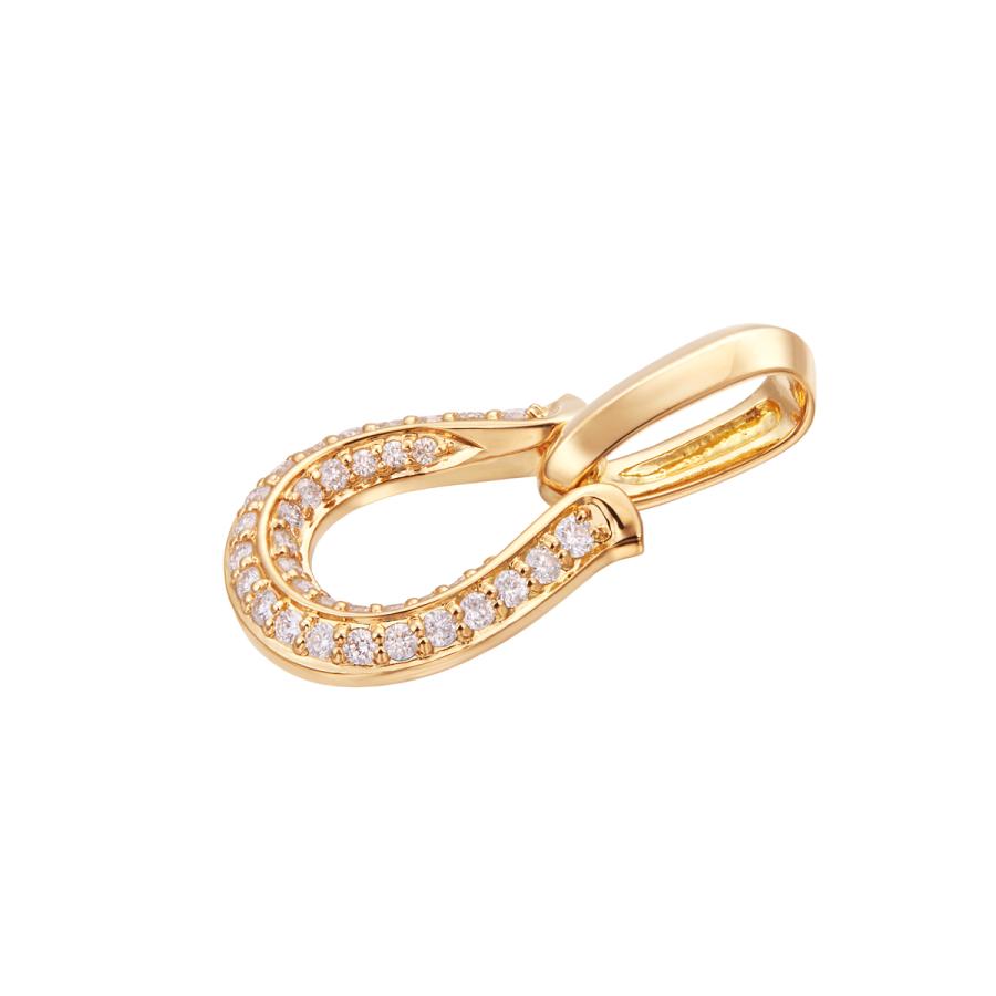 ジュエリーツツミ K18イエローゴールドダイヤモンドペンダント