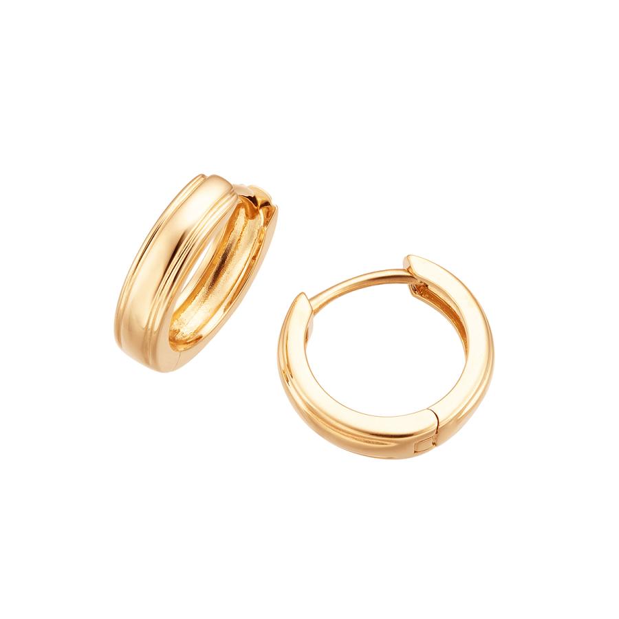 K18イエローゴールドピアス