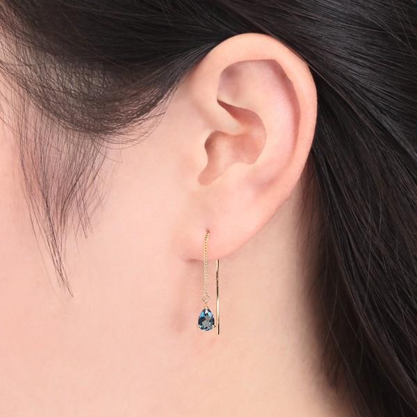 【ツツミ】イエローゴールドブルートパーズピアス 【TSUTSUMI】 K18イエローゴールドブルートパーズピアス(RPE215-002)|TSUTSUMI