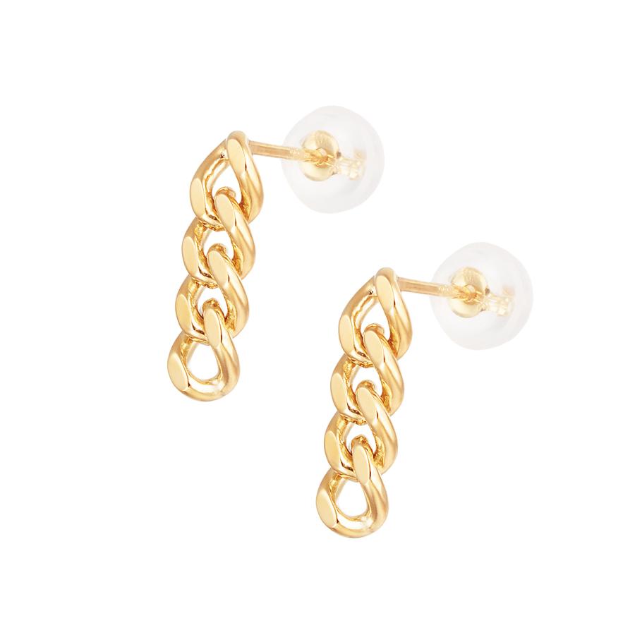 K18イエローゴールドピアス 