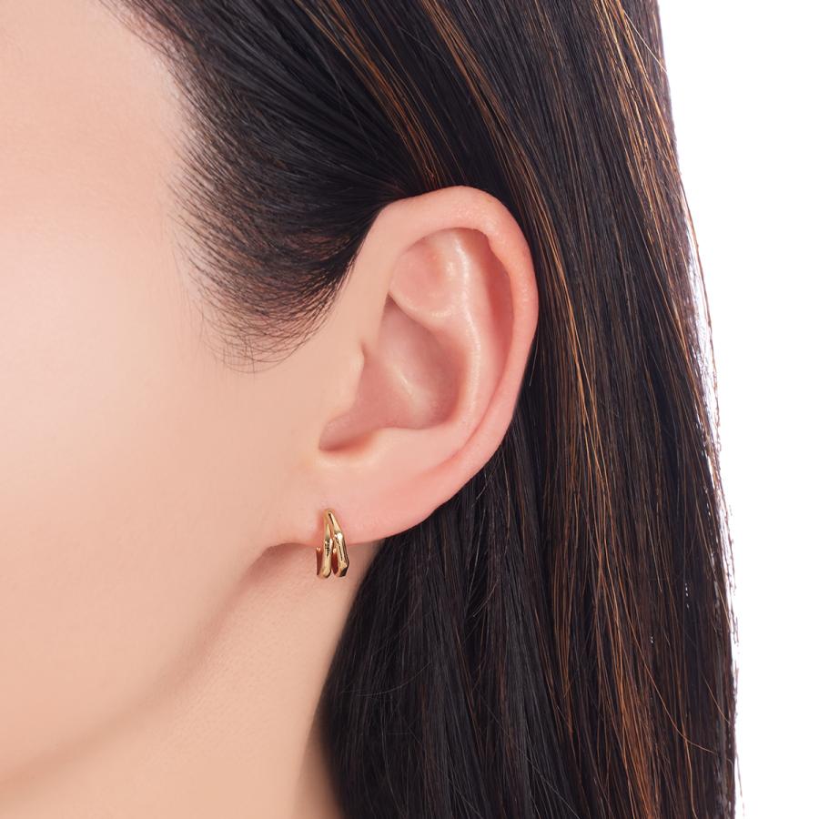 K18イエローゴールドピアス 