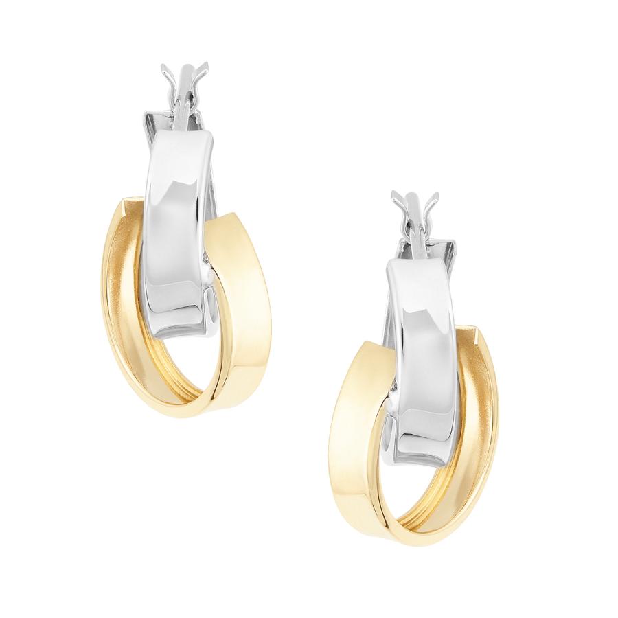 TSUTSUMI K10イエローゴールド/K10ホワイトゴールド K10イエローゴールド/K10ホワイトゴールドイヤリング(RER485