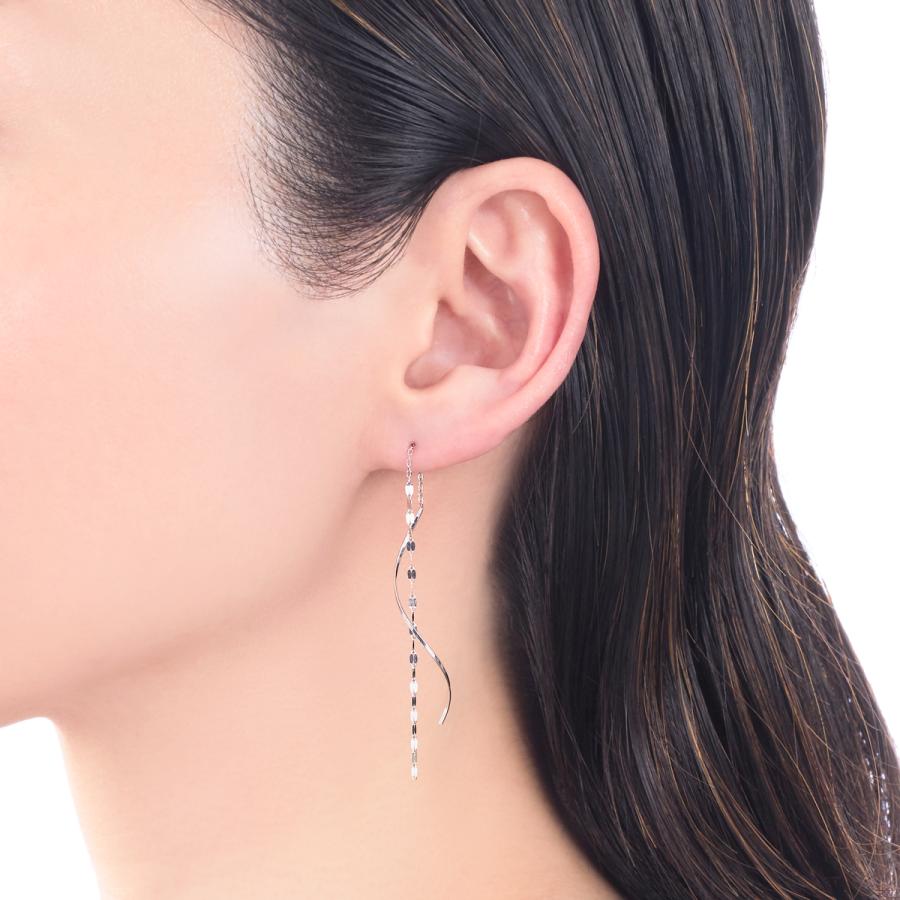 ジュエリーツツミ K10ホワイトゴールドピアス : ジュエリーツツミ 