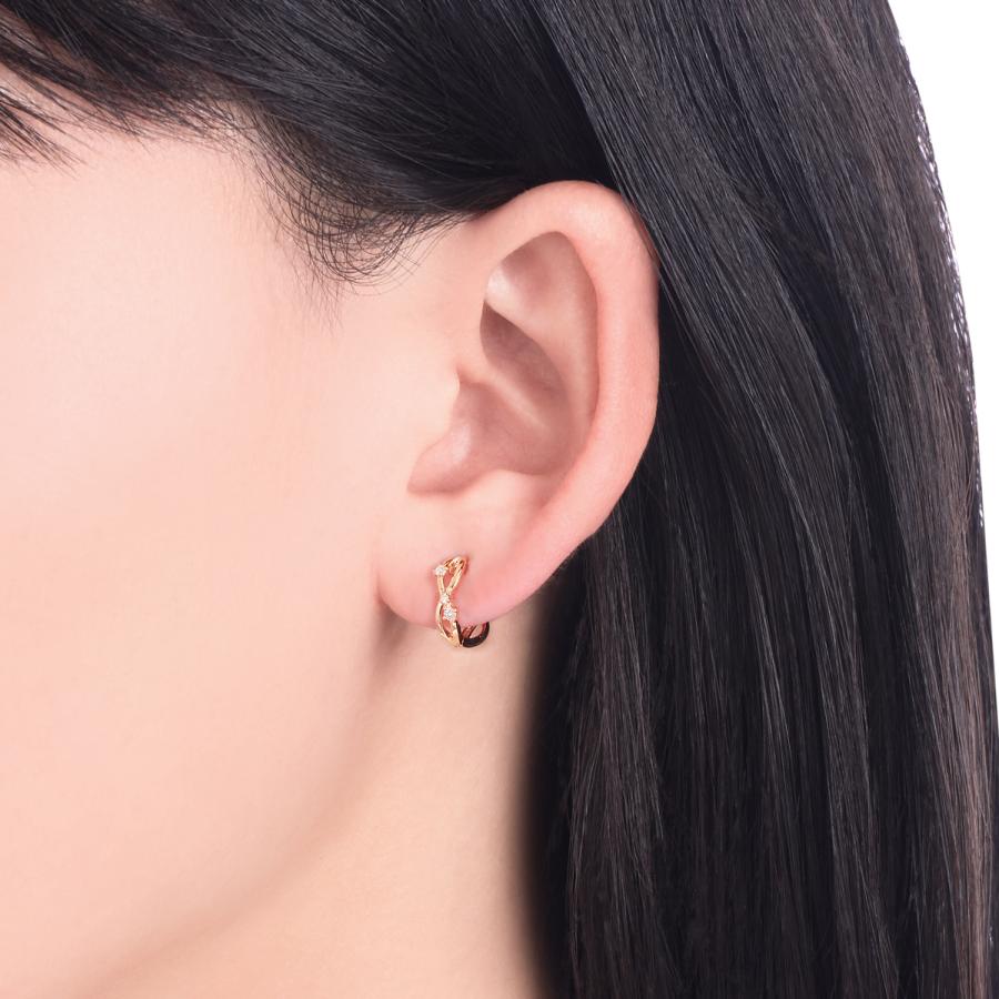 ジュエリーツツミ K18イエローゴールドダイヤモンドピアス ジュエリーツツミ K18イエローゴールドダイヤモンドピアス
