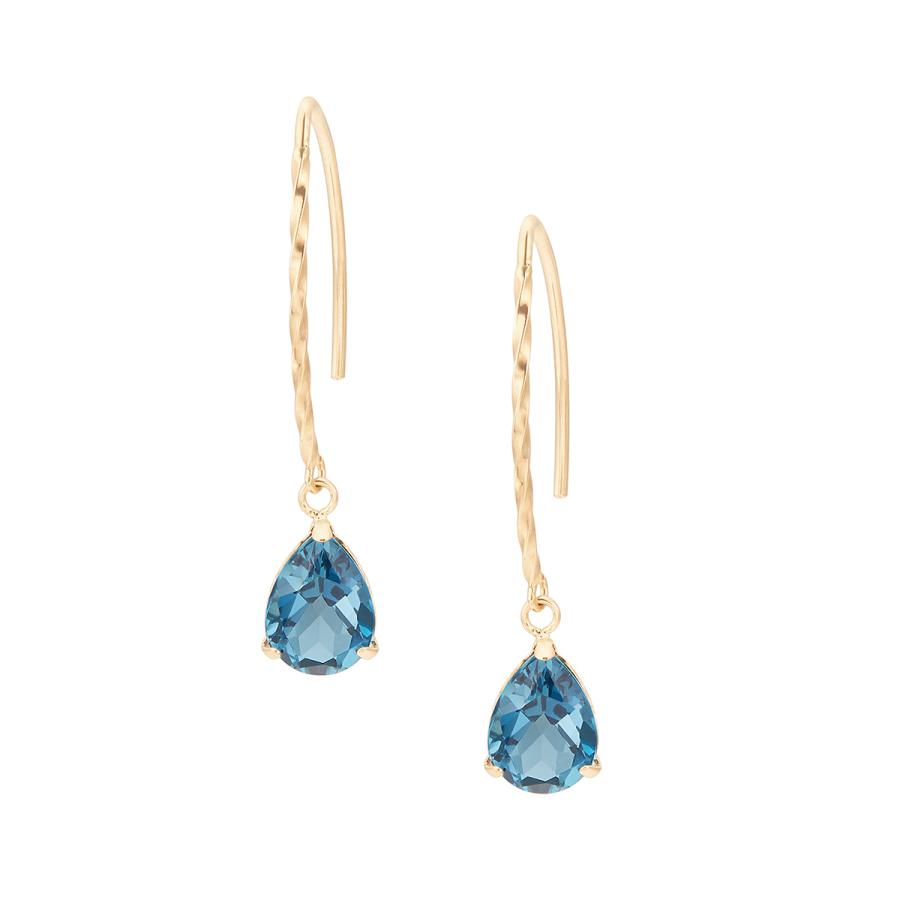 新品　ジュエリーツツミ　K10 ロンドンブルートパーズ　ピアス　ゴールド　金 楽天市場】K10イエローゴールドロンドンブルートパーズピアス