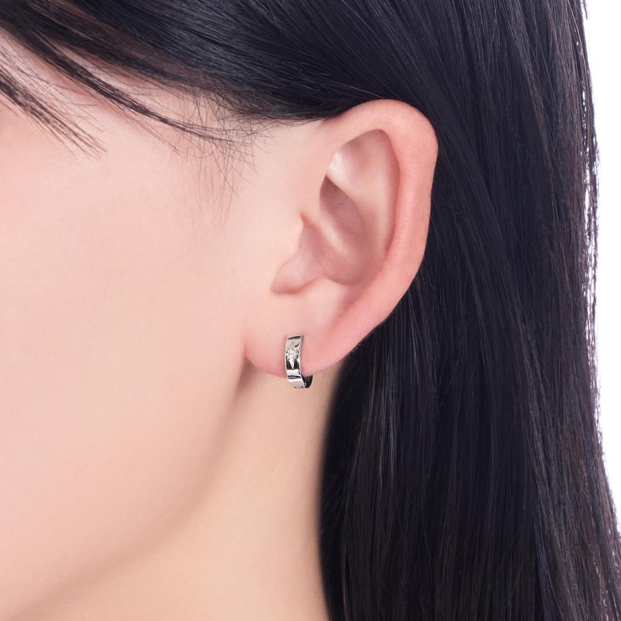 プラチナ ダイヤモンド ピアス　 　ジュエリーツツミ ジュエリーツツミ プラチナダイヤモンドピアス : ジュエリーツツミ