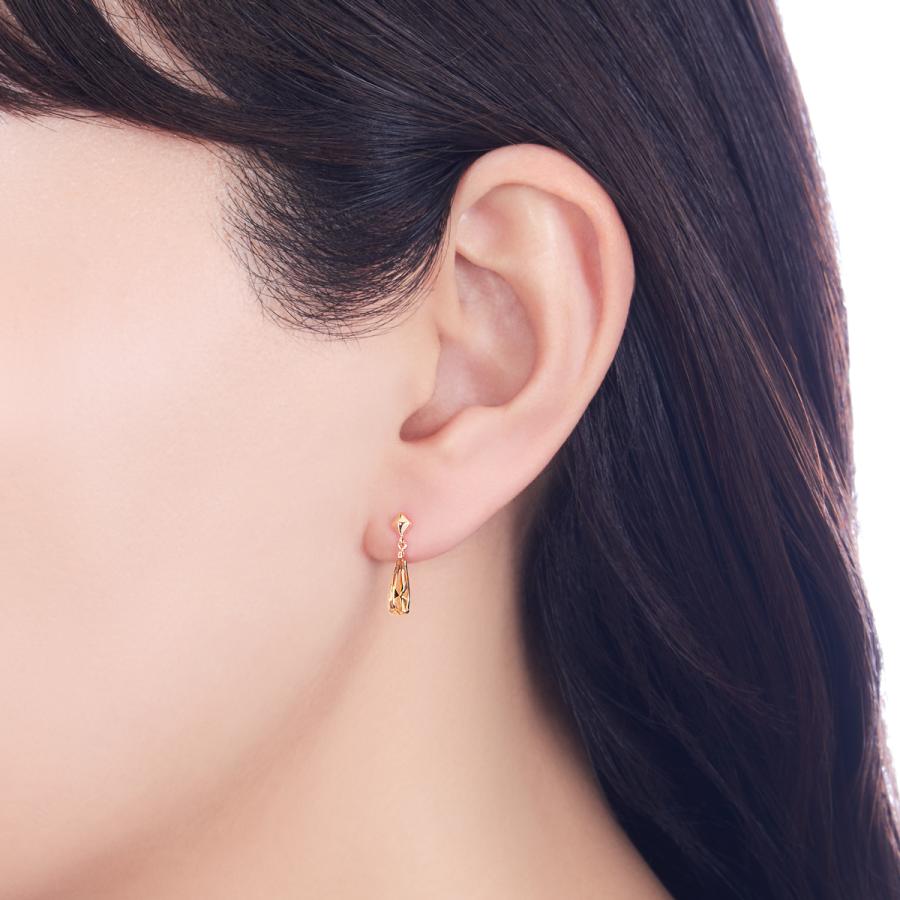 ジュエリーツツミ K10イエローゴールドシトリンピアス : ジュエリー