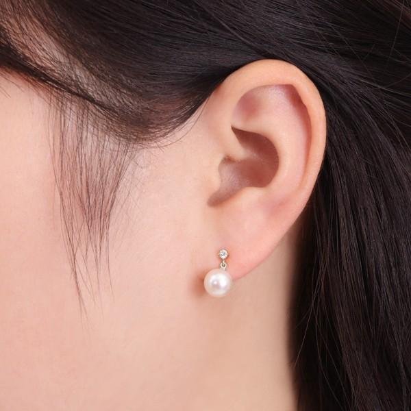 ジュエリーツツミ ジュエリーツツミ プラチナアコヤ真珠ピアス（7mm