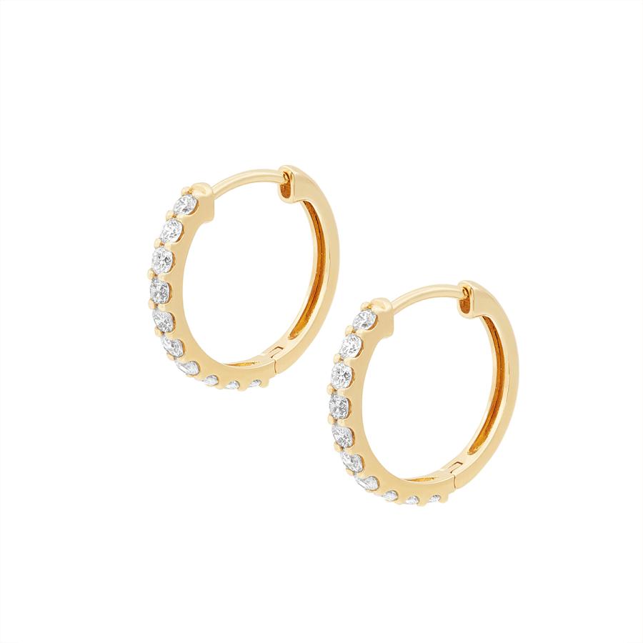 K18イエローゴールドダイヤモンドピアス