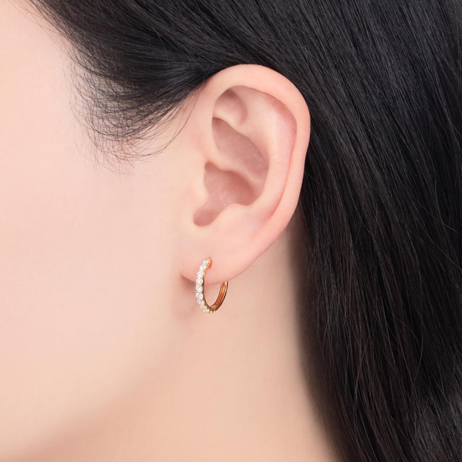 【ほぼ未使用】 K18イエローゴールドダイヤモンドピアス 【IQY8718191236】(31680円)