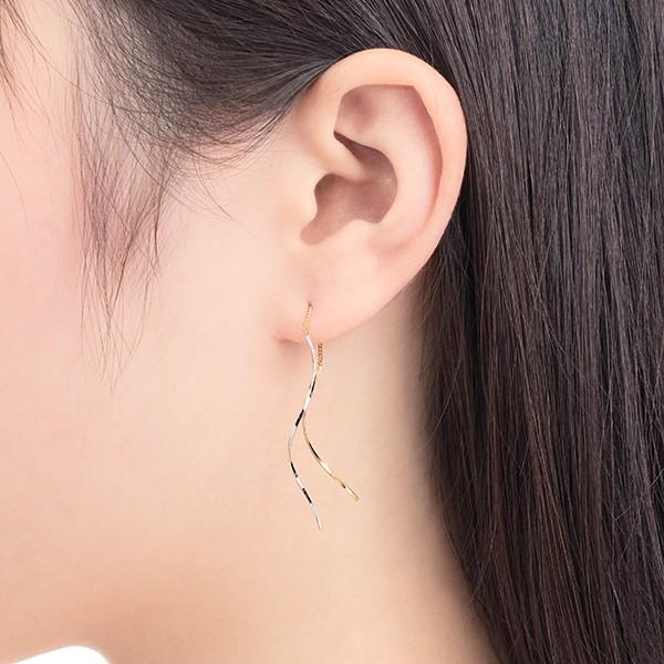 ジュエリーツツミ プラチナピアス Pt イエローゴールド 18k ジュエリーツツミ プラチナピアス Pt イエローゴールド 18k
