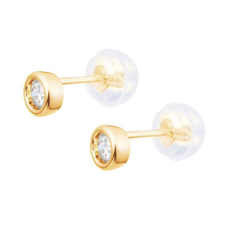 ★最終価格★ K18イエローゴールドダイヤモンドピアス 【K1832345767】(11500円)