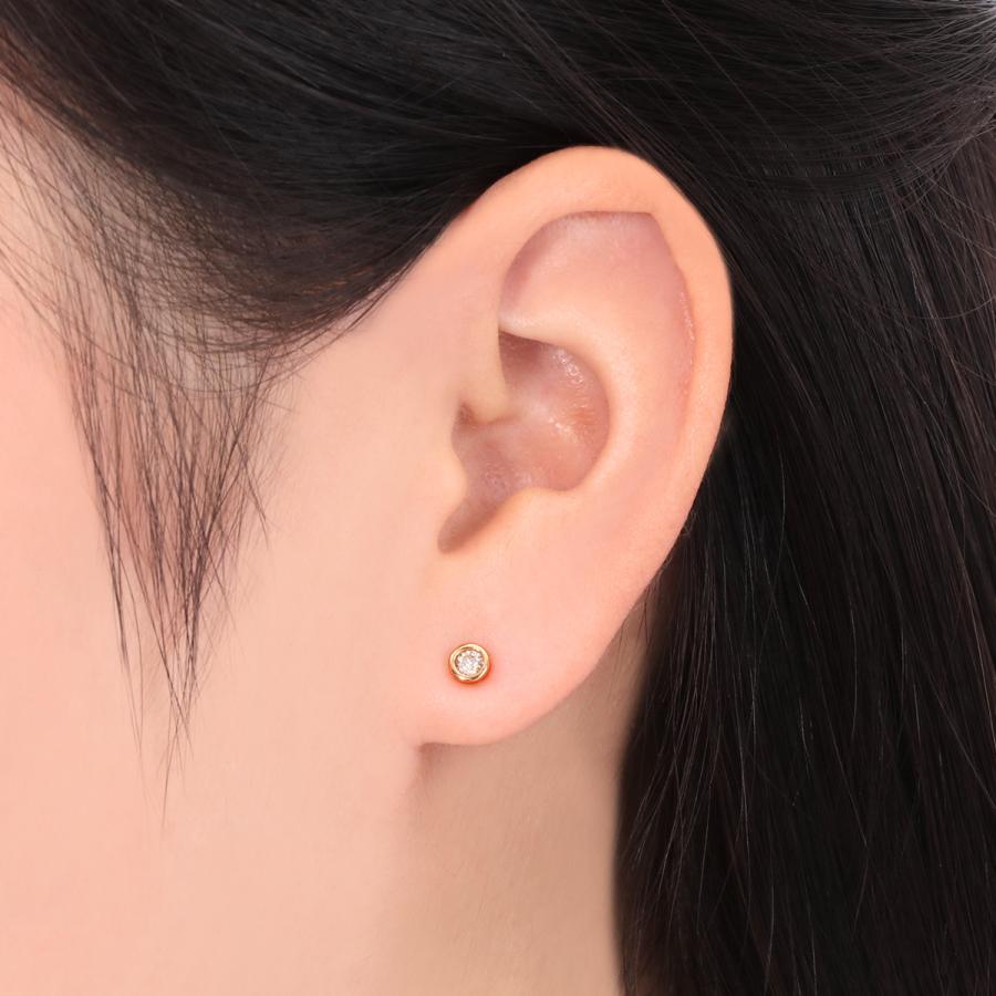 ★最終価格★ K18イエローゴールドダイヤモンドピアス 【K1832345767】(11500円)
