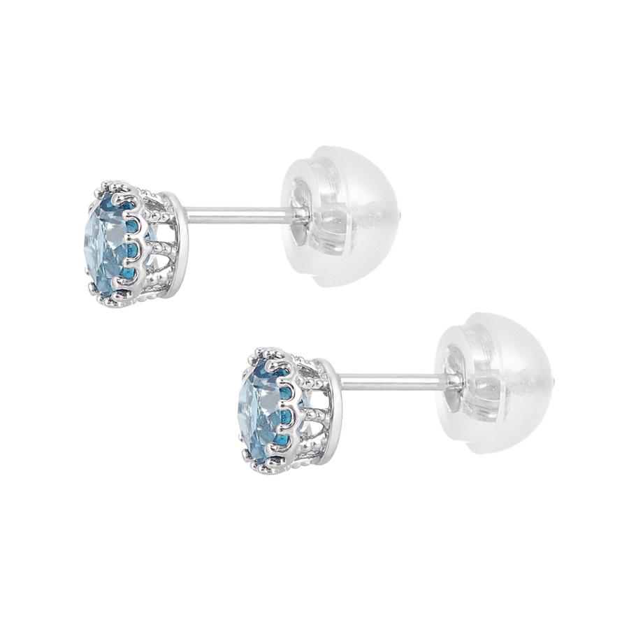 K10ホワイトゴールドロンドンブルートパーズピアス レディースアクセサリー ジュエリークリーナー コノシュアー PLATA 業務用 宝石 パール 珊瑚 オニキス トルコ石 アクセサリー 金属 磨き シルバークリーナー 送料無料