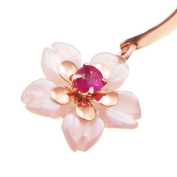 ジュエリーツツミ K10ピンクゴールドシェルピアス : ジュエリーツツミ