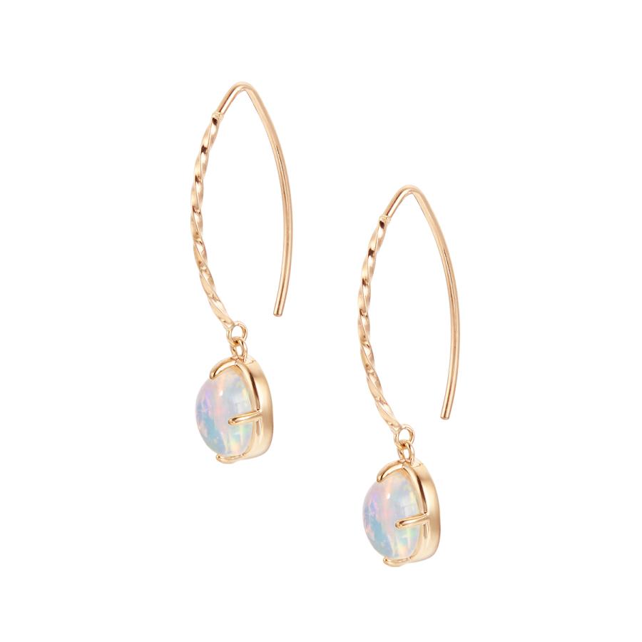 オパールピアス　k18 ツツミ 楽天市場】K18イエローゴールドオパールピアス : ジュエリーツツミ