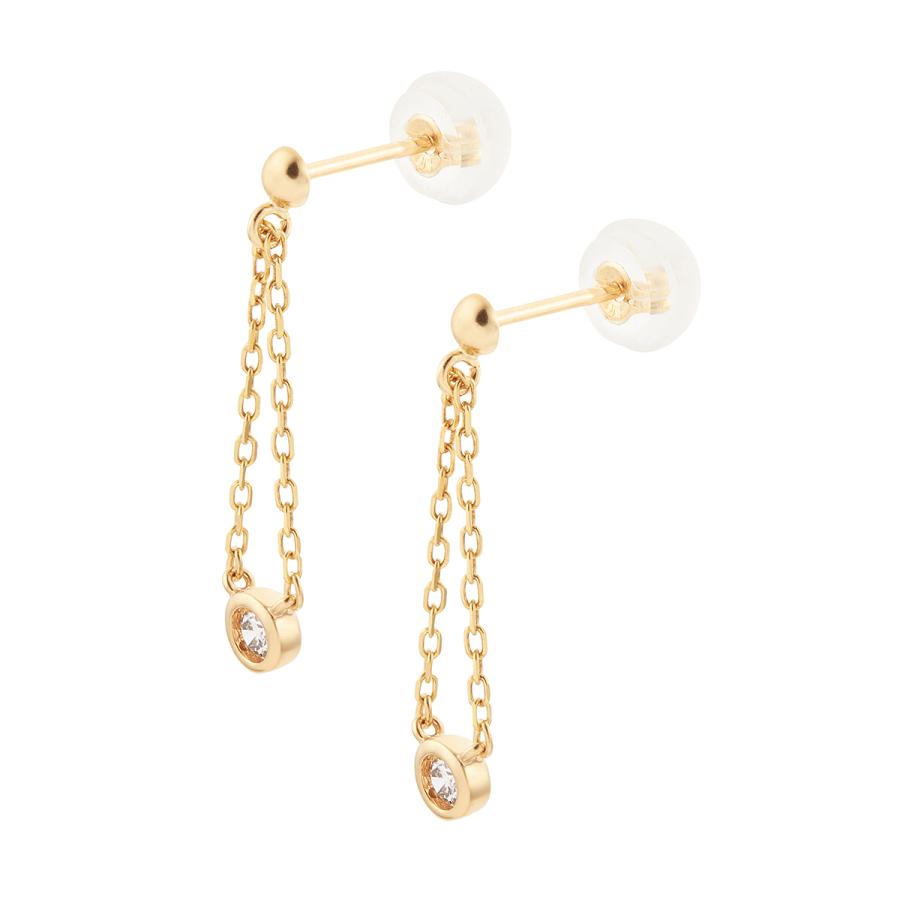 ジュエリーツツミ　 K10イエローゴールドダイヤモンドピアス 2個セット ジュエリーツツミ K10イエローゴールドダイヤモンドピアス 2個セット