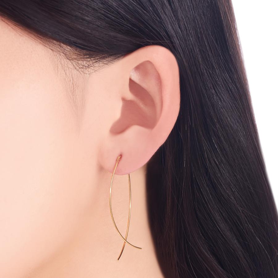 ジュエリーツツミ K18イエローゴールドピアス : ジュエリー