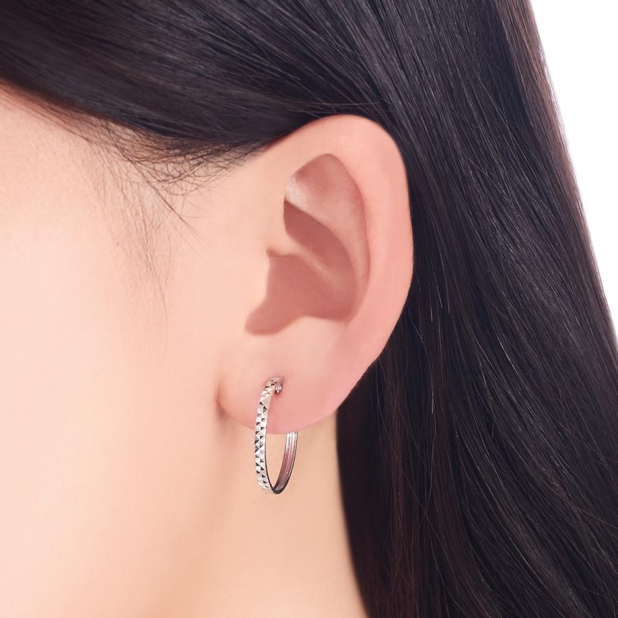 ジュエリーツツミ K10ホワイトゴールドピアス : ジュエリーツツミ