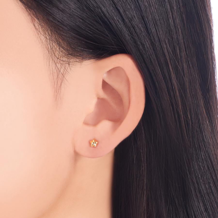 ジュエリーツツミ K18イエローゴールドピアス : ジュエリーツツミ