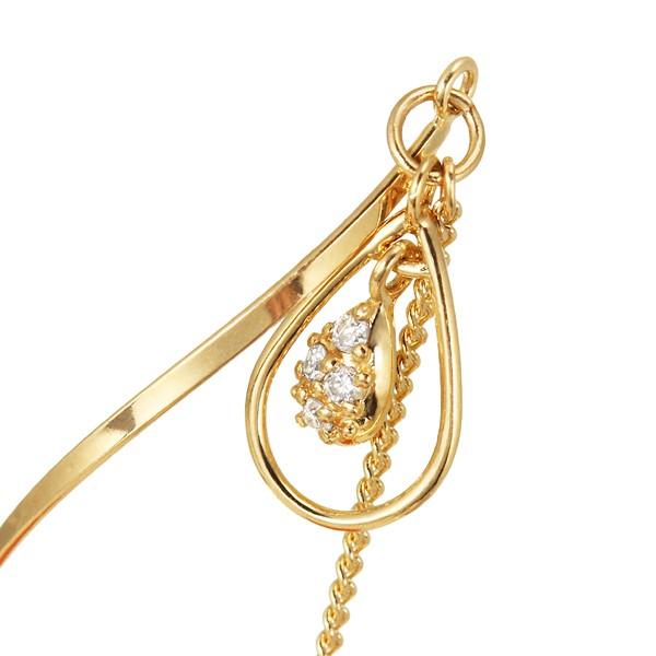 K18イエローゴールドダイヤモンドピアス 