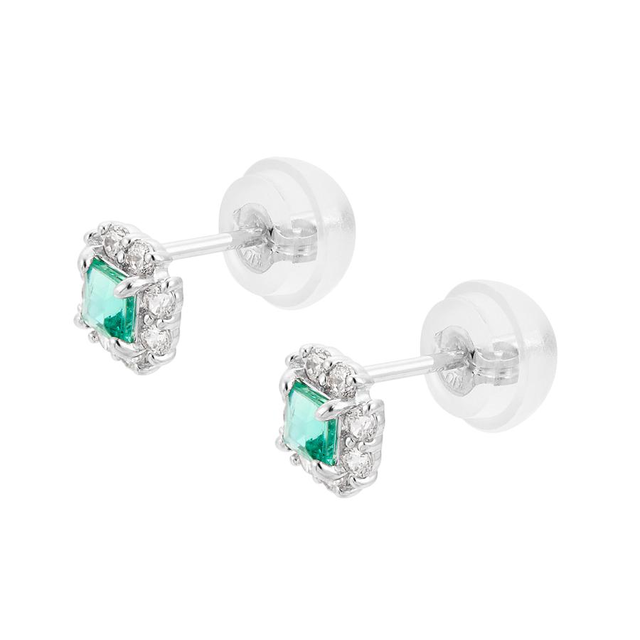 ジュエリーツツミ　エメラルド　ピアス K18イエローゴールドエメラルドピアス(RPE394-002)|TSUTSUMI