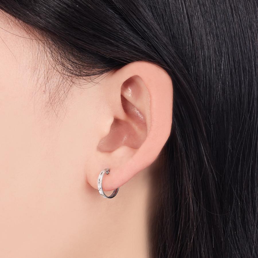 ジュエリーツツミ K10ホワイトゴールドピアス : ジュエリーツツミ