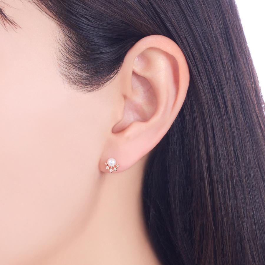 ジュエリーツツミ K10イエローゴールド淡水パールピアス : ジュエリー