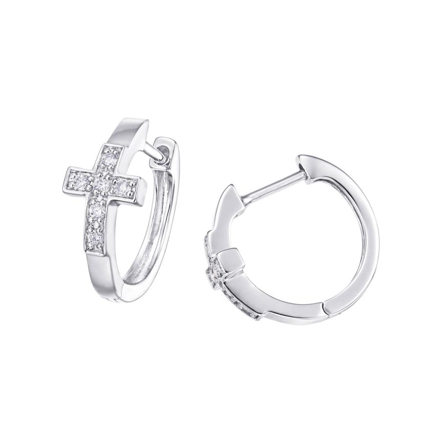 JEWELRY TSUTSUMI　K10ホワイトゴールドダイヤモンドピアス ジュエリーツツミ K10ホワイトゴールドダイヤモンドピアス