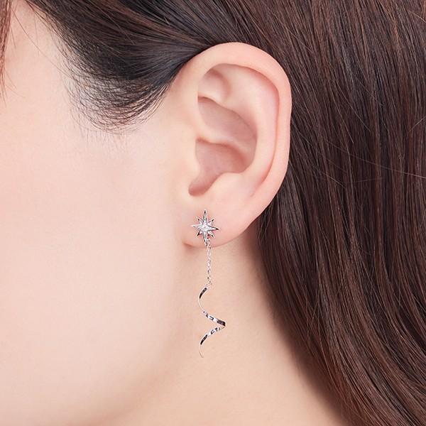 ジュエリーツツミ K10ホワイトゴールドダイヤモンドピアス