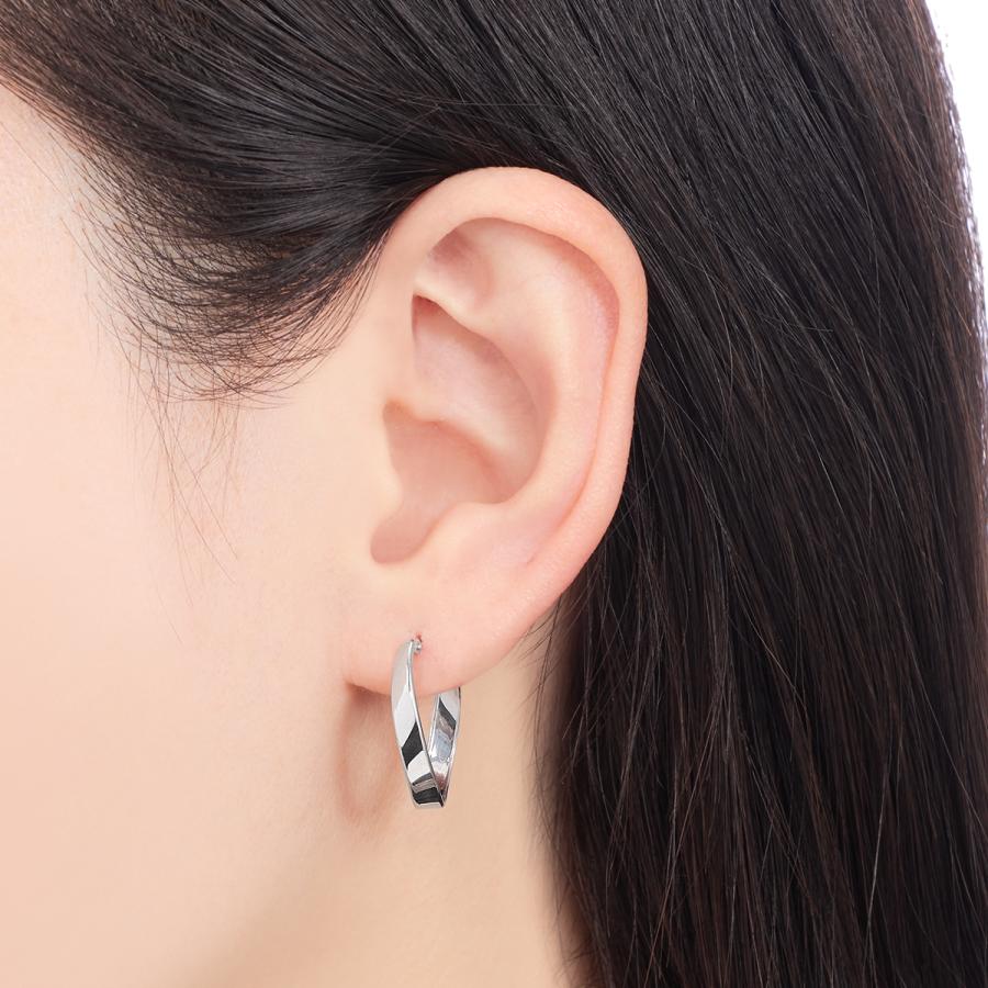 ジュエリーツツミ K10ホワイトゴールドピアス : ジュエリーツツミ