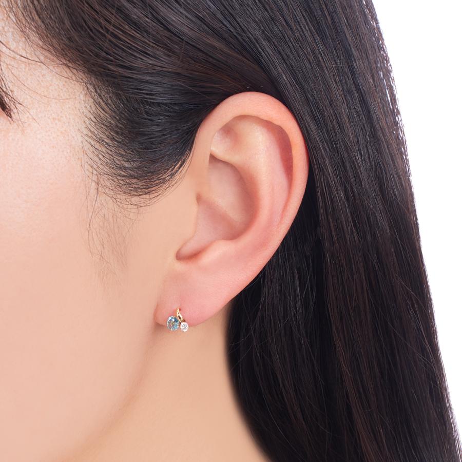 【ツツミ】イエローゴールドブルートパーズピアス 【TSUTSUMI】 K18イエローゴールドブルートパーズピアス(RPE215-002)|TSUTSUMI