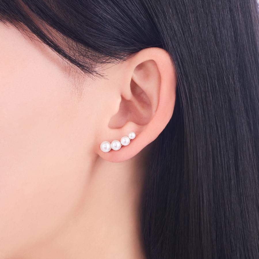 ジュエリーツツミ K10イエローゴールド淡水パールピアス : ジュエリー