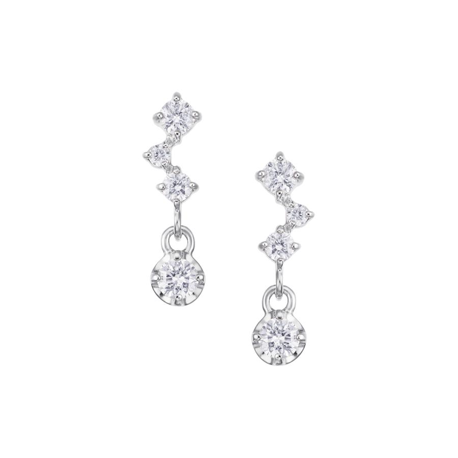 ジュエリーツツミ プラチナダイヤモンドピアス : ジュエリー ジュエリーツツミ プラチナダイヤモンドピアス : ジュエリー