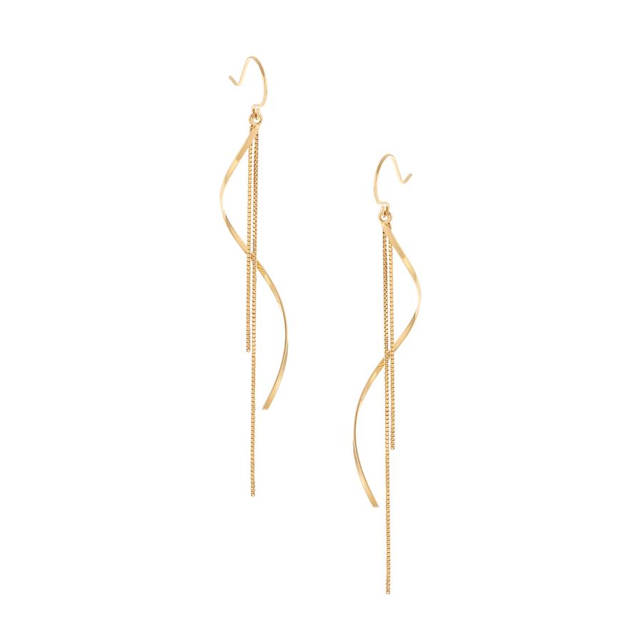 K18イエローゴールドピアス