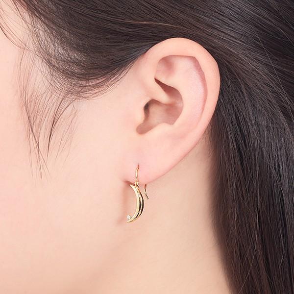 ジュエリーツツミ K10イエローゴールドダイヤモンドピアス