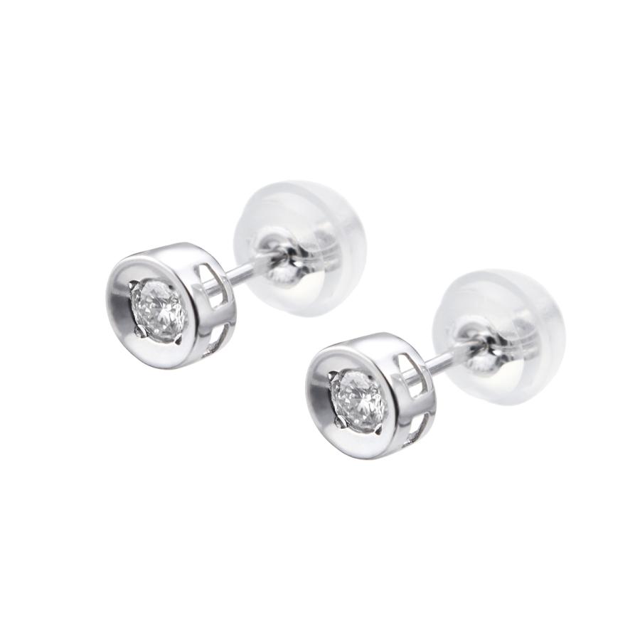 プラチナダイヤモンドピアス 