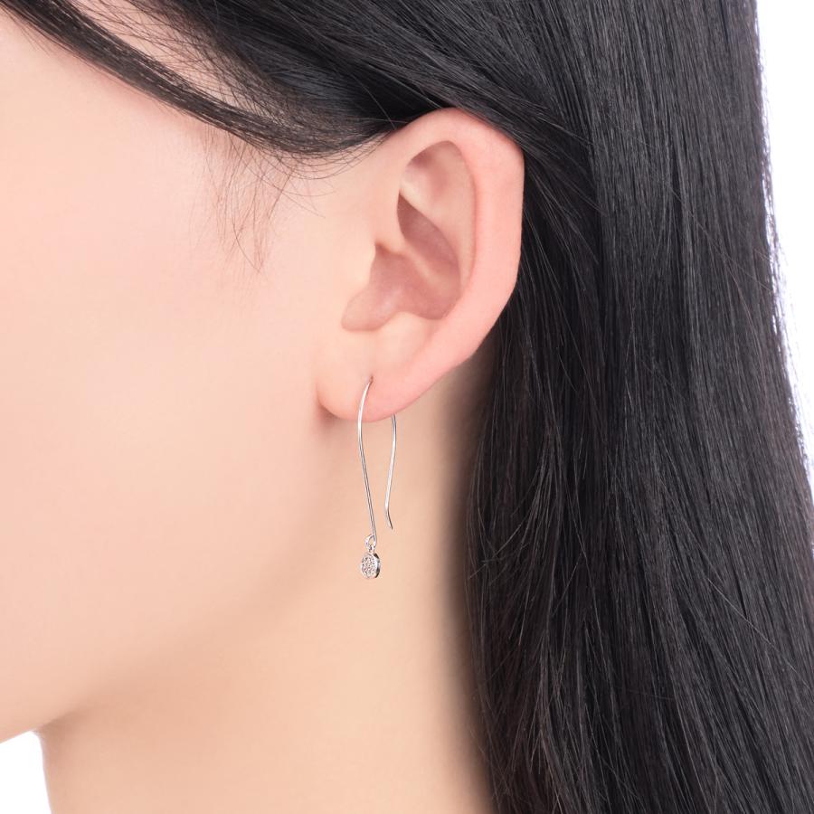 ツツミ K10ホワイトゴールドダイヤモンドピアス fkip.unmul.ac.id