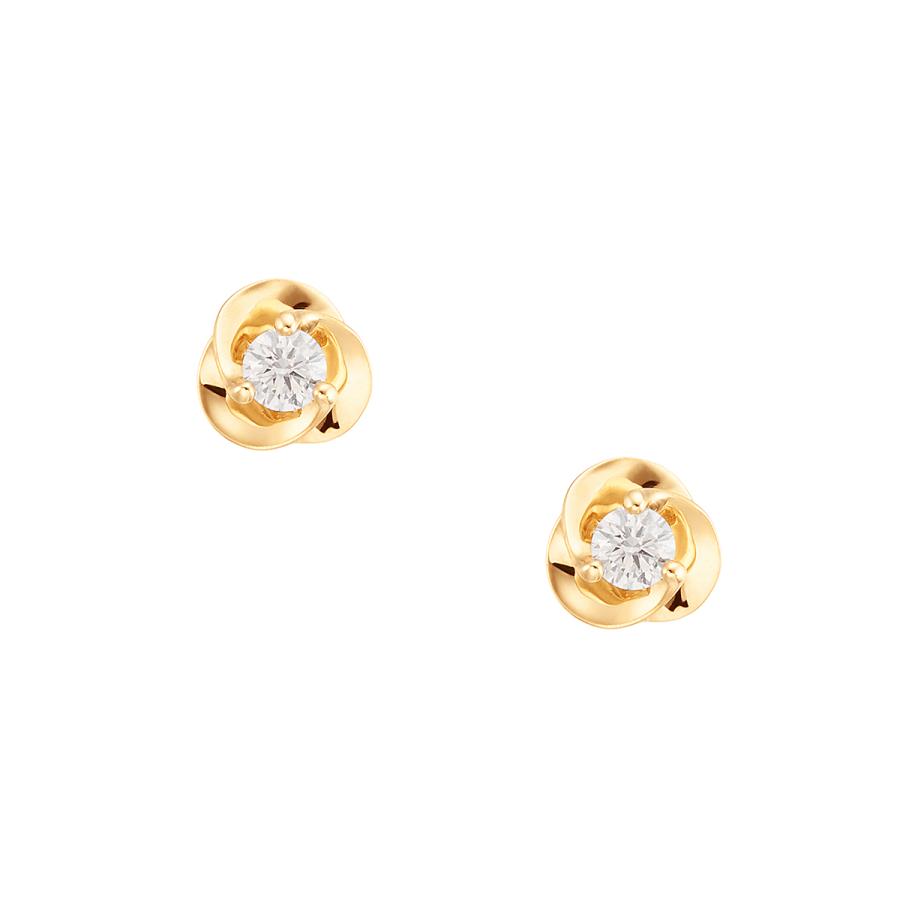 ジュエリーツツミ K18イエローゴールドダイヤモンドピアス ジュエリーツツミ K18イエローゴールドダイヤモンドピアス