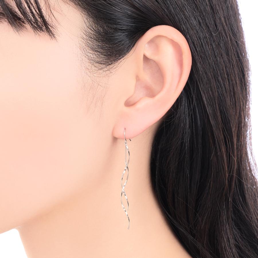 ジュエリーツツミ K10ホワイトゴールドピアス : ジュエリーツツミ 