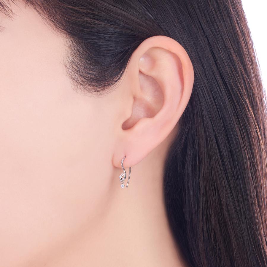 ジュエリーツツミ プラチナダイヤモンドピアス : ジュエリーツツミ