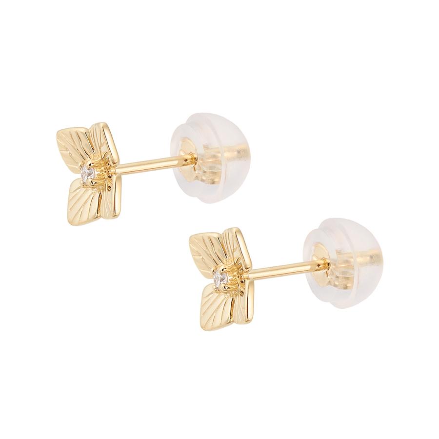 ジュエリーツツミ　 K10イエローゴールドダイヤモンドピアス 2個セット ジュエリーツツミ K10イエローゴールドダイヤモンドピアス