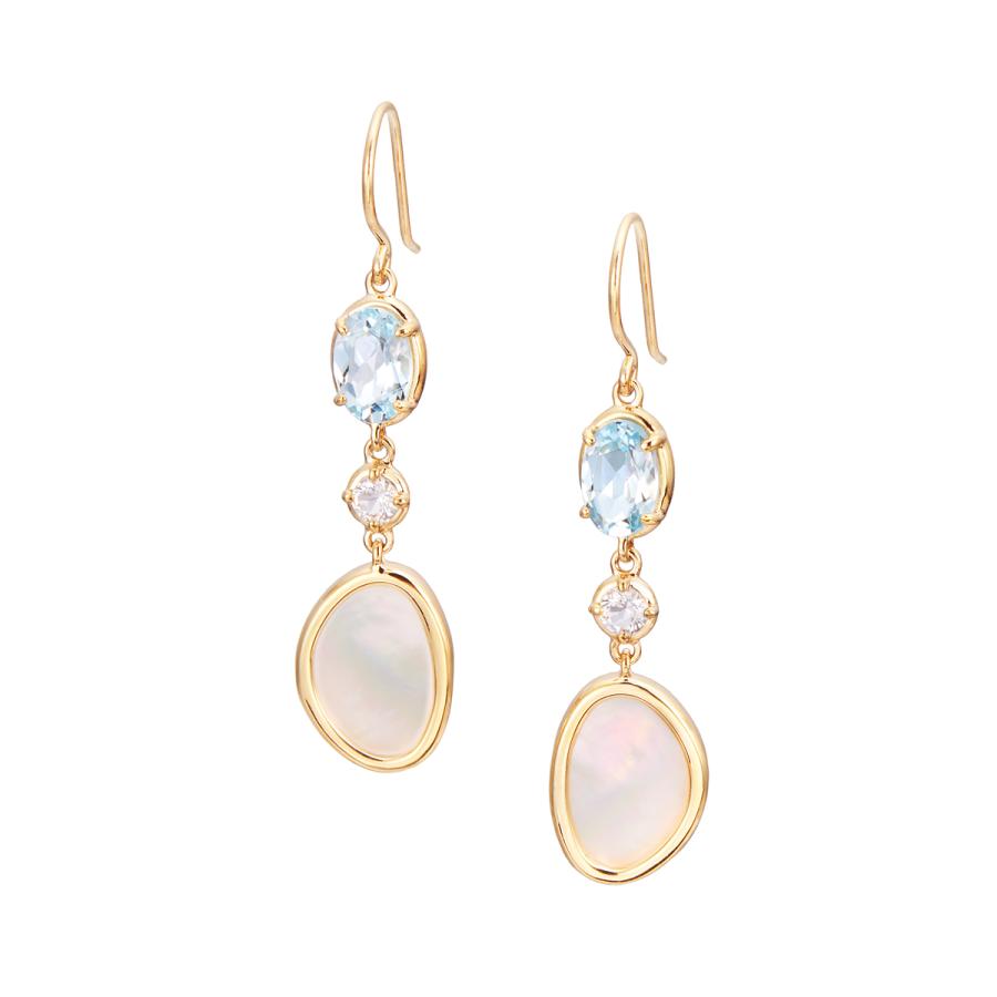 ツツミ JEWELRY TSUTSUMI 新品 シェル ピアス k 10 金 ジュエリーツツミ K10イエローゴールドシェルピアス