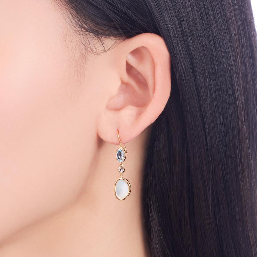 ジュエリーツツミ K10イエローゴールドシェルピアス : ジュエリー
